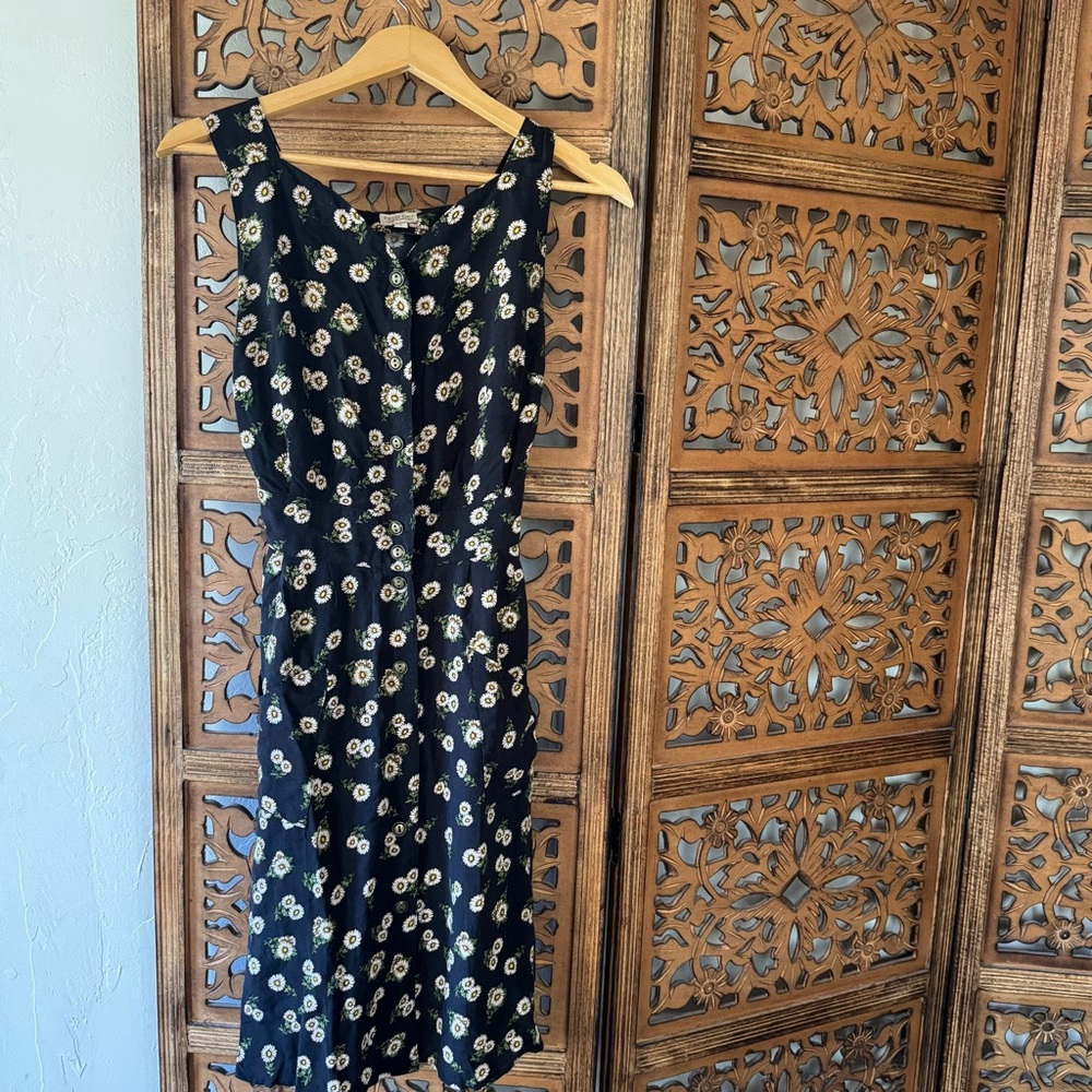 Floral Button-Down Dress, Made in California